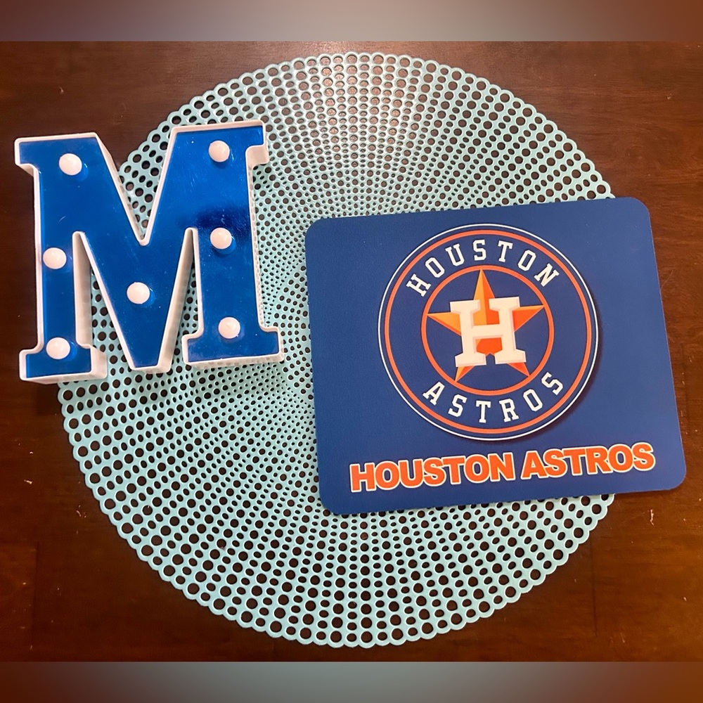 Houston Astros Blue Mouse Pad, New